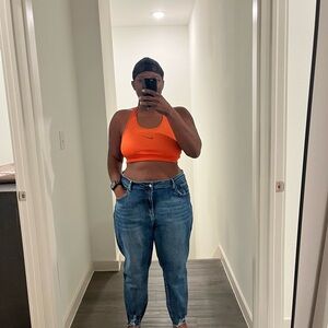 SHEIN Blue Boyfriend Jeans